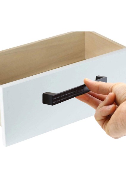 Bihter Desenli Mobilya Mutfak Dolabı Çekmece Dolap Kapak Kulpu Kulbu Siyah 160 mm Metal Kulp modelleri