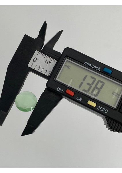 Faset Kesim Kedi Gözü Taş 14MM Yeşil 1 Adet
