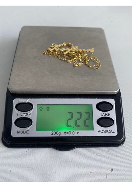 Josifina Yazılı 925 Ayar Sarı Gümüş Kolye 2,20 Gram