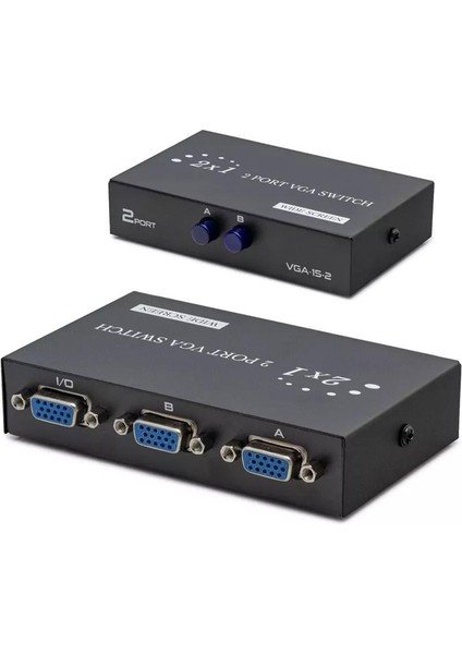 HD-4326 2port VGA Switch 2giriş-1çıkış