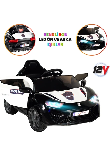 Uj Toys Polıce Jagor Akülü Araba 12V