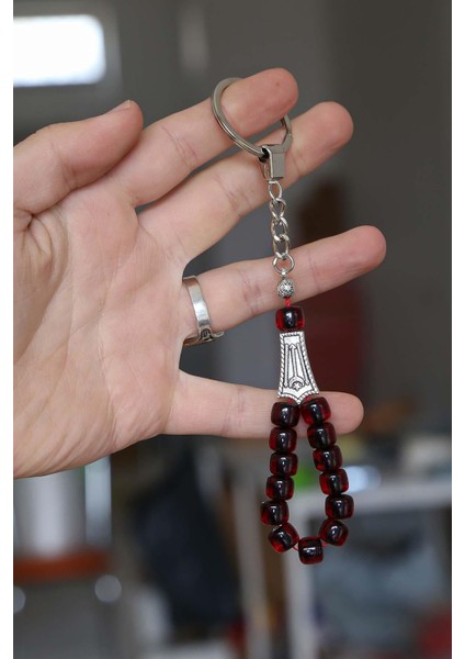 Kesme Vişne Renk Renk Tesbih Anahtarlık modelleri
