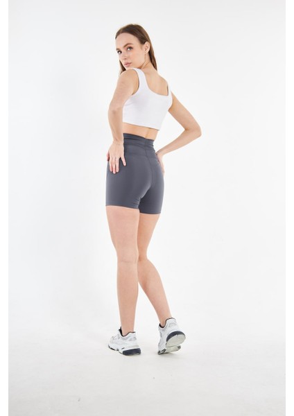 Kadın Yüksek Bel Push-Up Toparlayıcı Spor Biker Şort Tayt Pilates Fitness Spor Günlük EL004 fiyatları