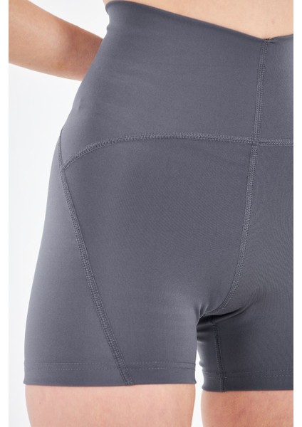 Kadın Yüksek Bel Push-Up Toparlayıcı Spor Biker Şort Tayt Pilates Fitness Spor Günlük EL004 modelleri