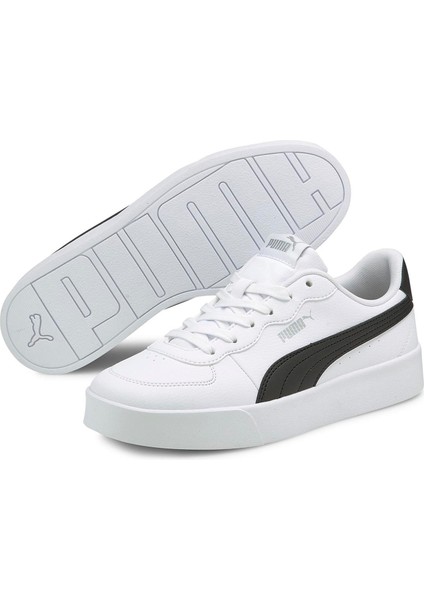 Skye Clean - Kadın Deri Beyaz-Siyah Spor Ayakkabı - 380147 04 modelleri