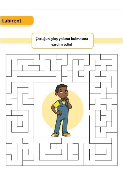 Okul Öncesi Süper Labirent Kitabı