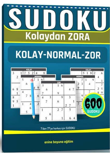 Kolaydan Zora Sudoku Kitabı