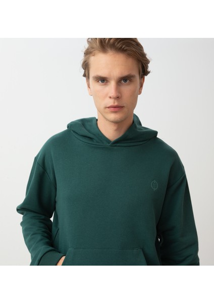 Kvasir Kapüşonlu Sweatshirt Nefti Yeşil modelleri