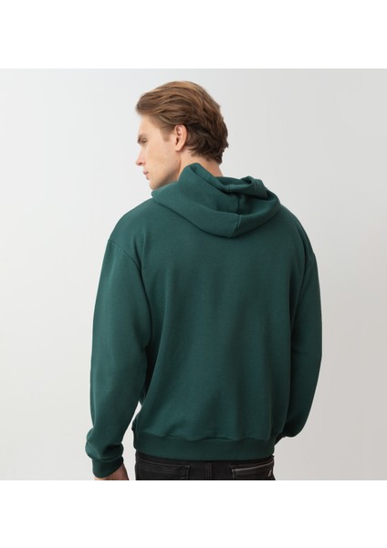 Kvasir Kapüşonlu Sweatshirt Nefti Yeşil fırsatları