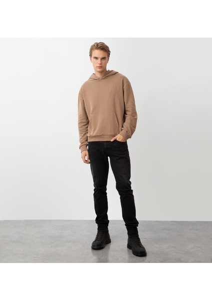 Kvasir Kapüşonlu Sweatshirt Moka Kahve