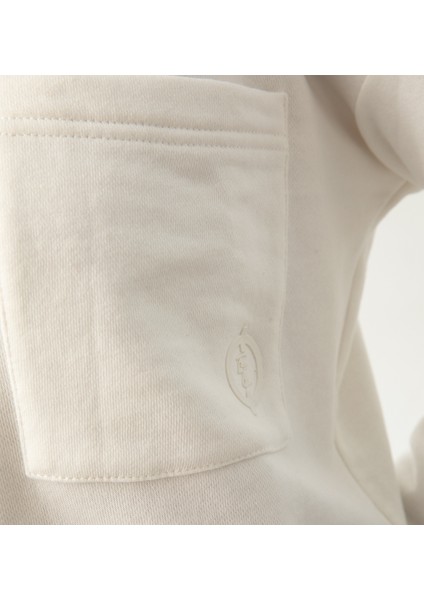 Baldur Crop Sweatshirt Ekru modelleri