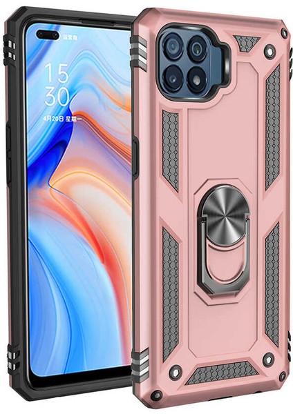Oppo Reno 4 Lite Kılıf Vega Zırh Tank Tam Koruma Kapak-Ankacep