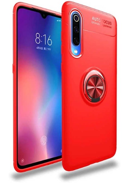 Samsung Galaxy A50S Kılıf Ravel Yüzüklü Standlı Silikon Kapak-Ankacep