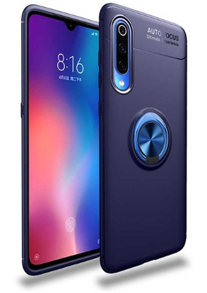 Samsung Galaxy A50S Kılıf Ravel Yüzüklü Standlı Silikon Kapak-Ankacep