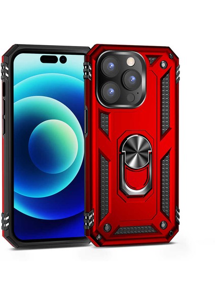 Apple iPhone 14 Pro Max Kılıf Vega Zırh Tank Tam Koruma Kapak-Ankacep