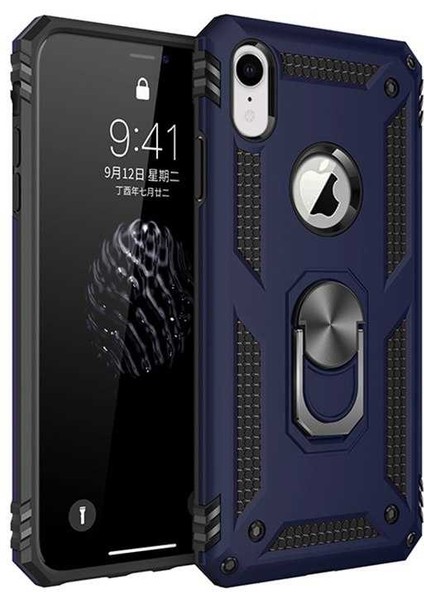 Apple iPhone Xr 6.1 Kılıf Vega Zırh Tank Tam Koruma Kapak-Ankacep