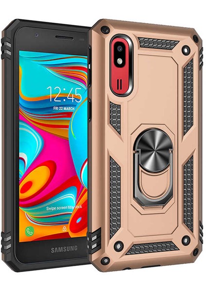 Samsung Galaxy A2 Core Kılıf Vega Zırh Tank Tam Koruma Kapak-Ankacep