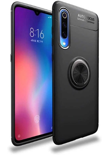 Samsung Galaxy A50S Kılıf Ravel Yüzüklü Standlı Silikon Kapak-Ankacep