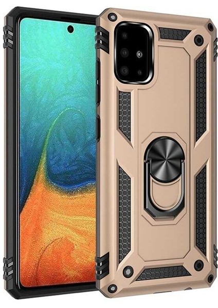 Samsung Galaxy A71 Kılıf Vega Zırh Tank Tam Koruma Kapak-Ankacep