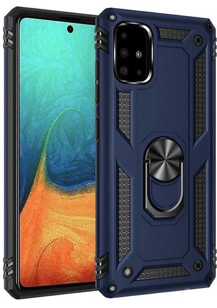 Samsung Galaxy A71 Kılıf Vega Zırh Tank Tam Koruma Kapak-Ankacep