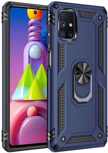 Samsung Galaxy M51 Kılıf Vega Zırh Tank Tam Koruma Kapak-Ankacep