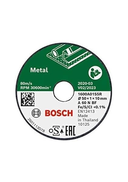 Easycut&grınd Metal Kesme Taşı 50X1 mm 3 Parça