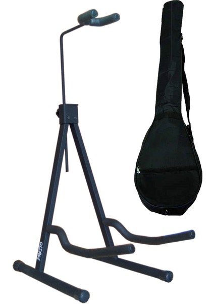 Divan Saz / Bağlama Standı Sehpası ve Kılıfı