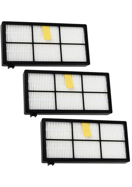 Irobot Uyumlu Aeroforce Roomba 800 Serisi Süpürge Hepa Filtre 3'lü Paket