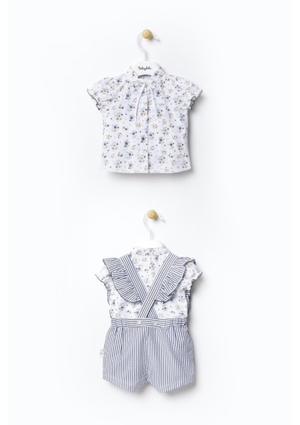 Marin Desen Salopet Bayramlık Kız Bebek 2'li Takım 12931 fiyatları