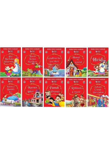 1.ve 2. Sınıflar Için Resimli Dünya Klasikleri 1 - 3 (20 Kitap)+ Kitap Okuma Not Defteri fiyatları