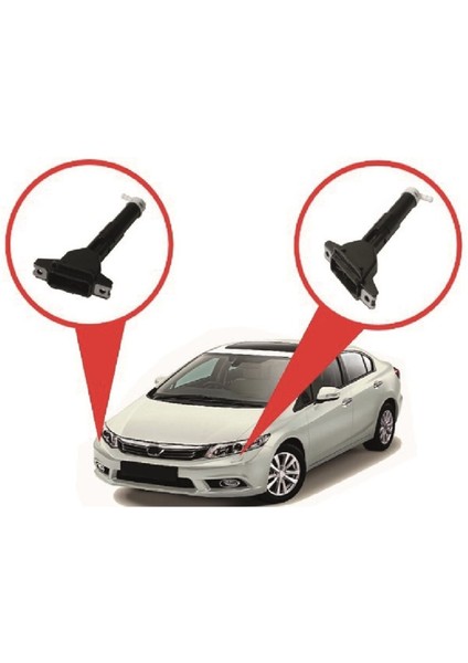 Honda Civic Fb7 Far Yıkama Motor Sağ-Sol Takım 2012-2015
