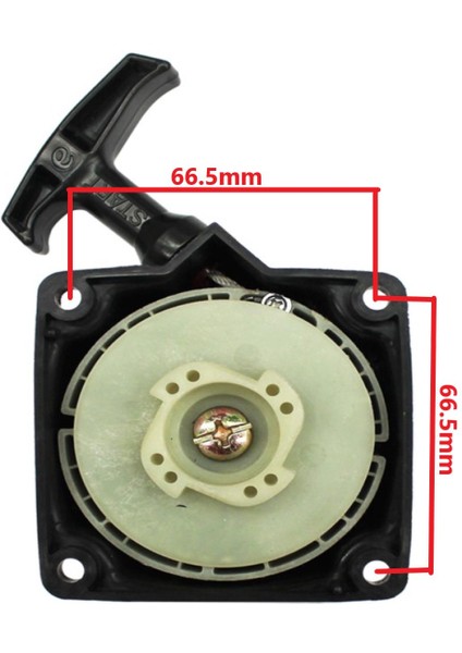 Motorlu Tırpan Çift Yaylı Starter Kapak Cg/bg 430-520 Kolay Kapak Tırpan Yedek Parça Aksesuar modelleri