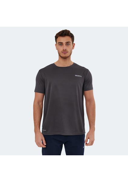 OMAR KTN Erkek Tişört Koyu Gri