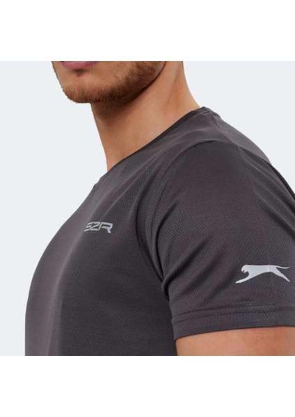 OMAR KTN Erkek Tişört Koyu Gri fırsatları