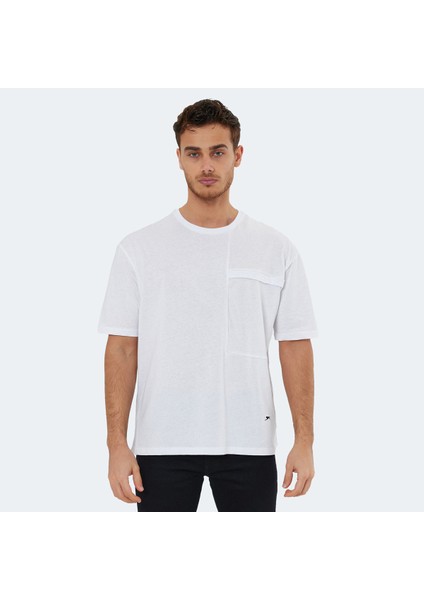 KAURI Erkek Oversize Sweatshirt Beyaz