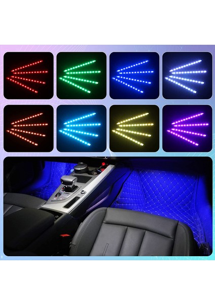 Ssangyong Actyon Sese Duyarlı Ayak Altı LED Aydınlatma Rgb