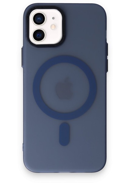 Apple iPhone iPhone 12 Kılıf Magsafe Wireless Şarj Özellikli Lodos Silikon Kapak-Ankacep