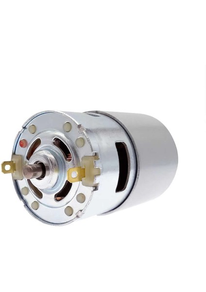 RS775 Dc Motor 12V 15000RPM Yüksek Hız Tork Çift Bilyalı Rulman Matkap Torna Cnc Router Motor