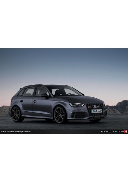 Audi A3 8V Yan Marşpiyel Seti Rs3 Plastik Boyasız 2013-2020