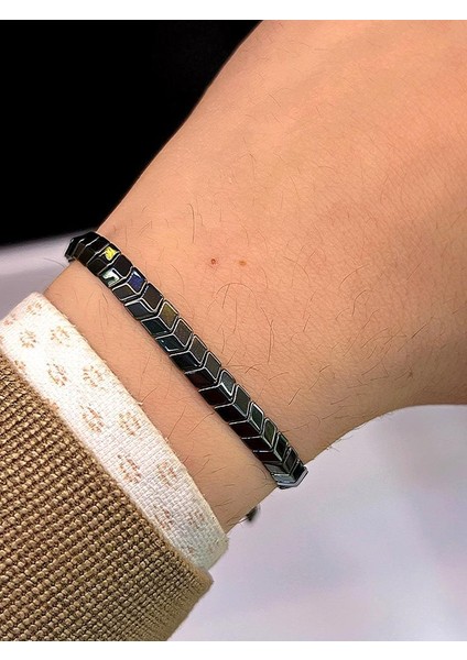 Ns.ekb.45 Unisex Ok Seri Spor Yeni Tasarım Makrome Örgülü Ayarlanabilir Bileklik