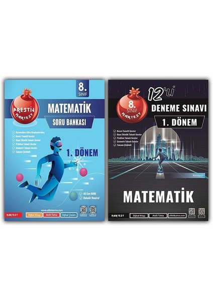 8. Sınıf LGS 1. Dönem Matematik Prestij Soru Bankası + Mod 12 Deneme