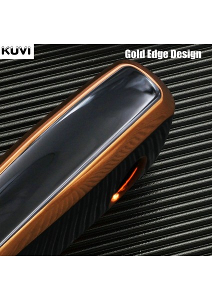 Citroen Peugeot Anahtar Kılıfı Siyah Gold Detaylı Tpu Anahtar Kılıfı Citroen Peugeot Keychain modelleri
