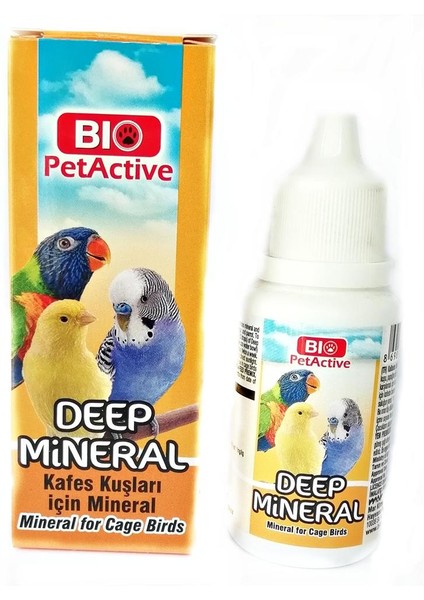 Papağan Kanarya Muhabbet Kuşu Kuş Vitamini Mineral 30 Ml