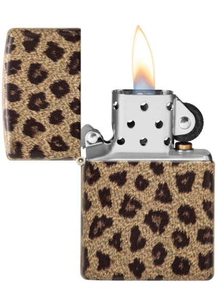 Leopard Print Design Şık Tasarım Çakmak Ömürboyu Güvence ile Hediye Seçeneği modelleri
