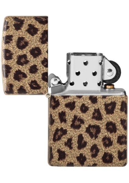Leopard Print Design Şık Tasarım Çakmak Ömürboyu Güvence ile Hediye Seçeneği fırsatları