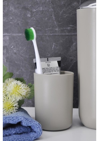 Banyo Aksesuar Seti, Çöp Kovası Seti Bej modelleri