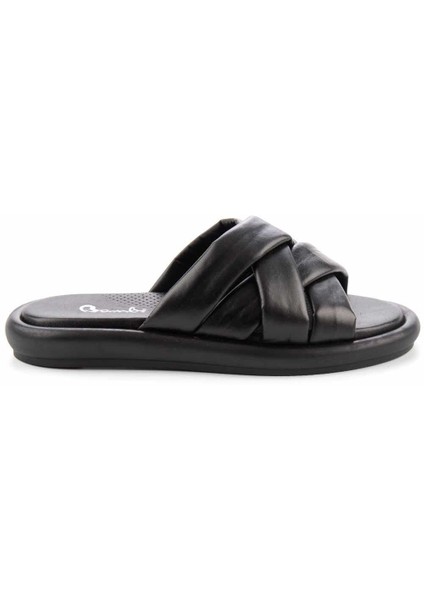 Siyah Leather Kadın Terlik K04288006103