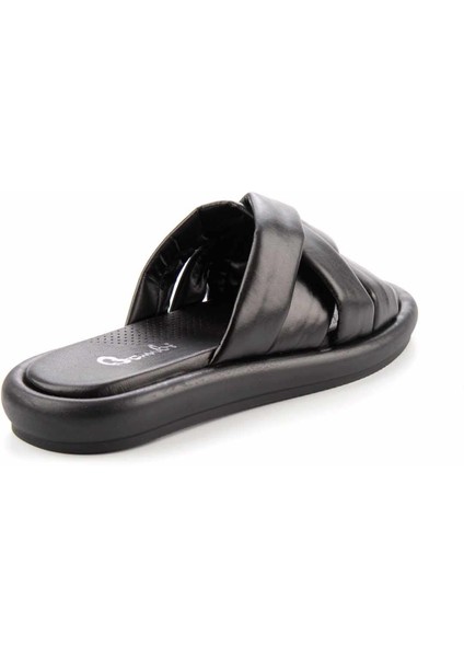 Siyah Leather Kadın Terlik K04288006103