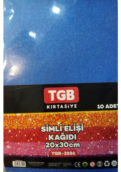 Simli Elişi Kağıdı 20X30 10 Adet