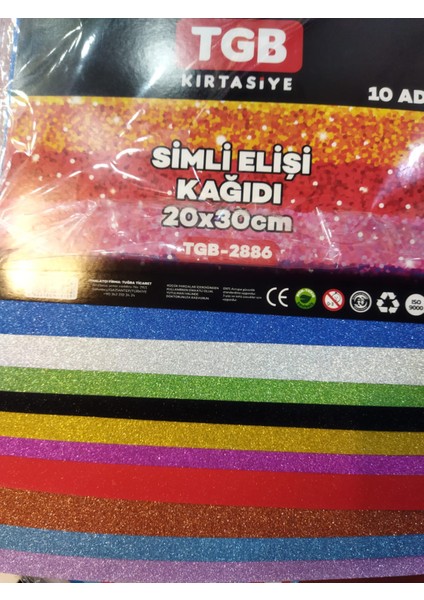 Simli Elişi Kağıdı 20X30 10 Adet fiyatları